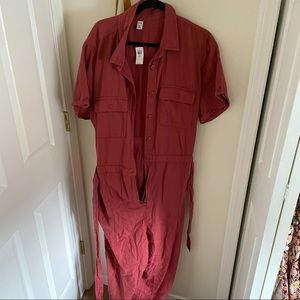 NWT Fashion Coverall - Collared Romper